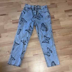 Size 29 High Rise Straight Jeans from Pacsun. Never worn and great condition.